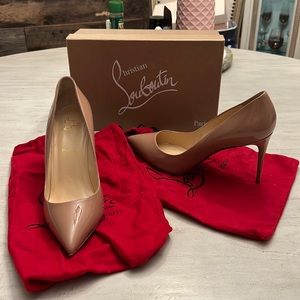 Louboutin “Pigalle Follies 85 Patent Leather”